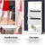 Artiss Shoe Cabinet Mirror Shoes Storage Rack Organiser 60 Pairs Cupboard Shelf - Decorly