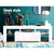 Artiss 130cm RGB LED TV Stand Cabinet Entertainment Unit Gloss Furniture Drawer Tempered Glass Shelf White - Decorly