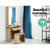 Artiss Dressing Table Mirror Stool Mirror Jewellery Cabinet Makeup Storage Wood - Decorly