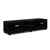 Artiss 140cm High Gloss TV Cabinet Stand Entertainment Unit Storage Shelf Black - Decorly