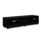 High Gloss Entertainment Unit In Black 140cm