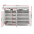 High Gloss Shoe Cabinet with Drawers in White
