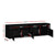 RGB LED High Gloss Entertainment Unit In Black 180cm