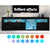 RGB LED High Gloss Entertainment Unit In Black 180cm