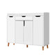 Artiss Shoe Cabinet Shoes Storage Rack 120cm Organiser White Drawer Cupboard