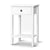 Bedside Tables Drawer Side Table Nightstand White Storage Cabinet White Shelf - Decorly