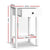 Bedside Tables Drawer Side Table Nightstand White Storage Cabinet White Shelf - Decorly