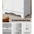 Berne Tall Buffet Cupboard Storage Cabinet