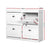 Shoe Cabinet Shoes Storage Rack Organiser White Shelf Drawer Cupboard 24 Pairs - Decorly