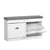 Shoe Cabinet Bench Shoes Storage Rack Organiser Drawer White Shelf 12 Pairs Box - Decorly