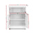 Buffet Sideboard Cabinet Kitchen Bathroom Storage Cupboard Hallway White Shelf - Decorly