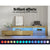 Artiss TV Cabinet Entertainment Unit Stand RGB LED Gloss Furniture 215cm Wood