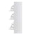 3 Tier Shoe Cabinet - White