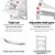 3 Tier Shoe Cabinet - White