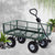Gardeon Mesh Garden Steel Cart - Green - Decorly