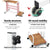 Artiss Twin Laptop Table Desk - Light Wood