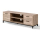 Tania Industrial Oak Entertainment Unit 132cm