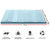 Giselle Bedding Cool Gel Memory Foam Mattress Topper Bamboo Cover 8CM 7-Zone Double