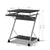 Artiss Metal Pull Out Table Desk - Black - Decorly