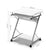 Artiss Metal Pull Out Table Desk - White - Decorly