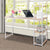 Artiss Metal Desk with Shelves - White with Oak Top - Decorly