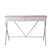 Artiss Metal Desk with Drawer - White with Oak Top - Decorly