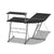 Artiss Corner Metal Pull Out Table Desk - Black - Decorly