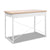 Artiss Metal Desk with Drawer - White with Wooden Top - Decorly