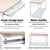 Artiss Metal Desk with Drawer - White with Wooden Top - Decorly