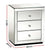 Artiss Mirrored Bedside table Drawers Furniture Mirror Glass Presia Silver - Decorly