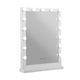 Embellir LED Hollywood Makeup Standing Mirror In White