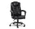 Artiss Electric Massage Office Chairs PU Leather Recliner Computer Gaming Seat Black - Decorly