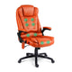 8 Point Reclining Massage Office Chair In Amber
