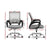 Artiss Office Chair Gaming Chair Computer Mesh Chairs Executive Mid Back Grey - Decorly