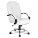 Artiss Office Chair Gaming Computer Chairs Executive PU Leather Seating White