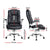 PU Leather Executive Office Desk Chair - Black
