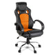 Racing Style PU Leather Office Desk Chair - Orange