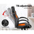 Racing Style PU Leather Office Desk Chair - Orange