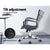 Eames Replica Office Chair Executive Mid Back Seating PU Leather Black - Decorly