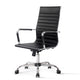 Replica Eames Group Standard Aluminium High Back Office Chair - Black