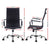 Replica Eames Group Standard Aluminium High Back Office Chair - Black