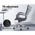 Replica Eames Group Standard Aluminium High Back Office Chair - Black