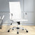 Artiss Eames Replica Office Chairs PU Leather Executive Work Computer Seat White - Decorly