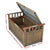 Gardeon Outdoor Storage Box Wooden Garden Bench Chest Toy Tool Sheds Furniture - Decorly