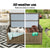 Gardeon Outdoor Storage Box Wooden Garden Bench Chest Toy Tool Sheds Furniture - Decorly