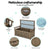 Gardeon Outdoor Storage Box Wooden Garden Bench Chest Toy Tool Sheds Furniture - Decorly