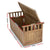 Gardeon Outdoor Storage Box Wooden Garden Bench 128.5cm Chest Tool Toy Sheds XL - Decorly