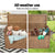 Gardeon Outdoor Storage Box Wooden Garden Bench 128.5cm Chest Tool Toy Sheds XL - Decorly