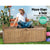 Gardeon Outdoor Storage Box Wooden Garden Bench 128.5cm Chest Tool Toy Sheds XL - Decorly