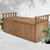 Gardeon Outdoor Storage Box Wooden Garden Bench 128.5cm Chest Tool Toy Sheds XL - Decorly